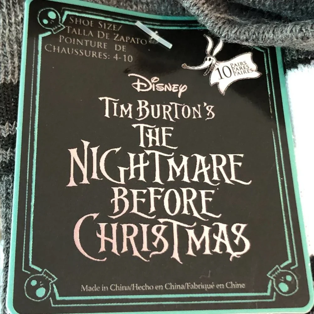 Disney Nightmare Before Christmas Sock Set
